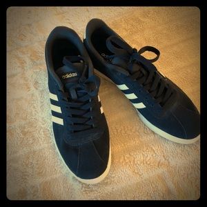 Adidas navy blue shoes